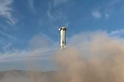 New Shepard Simulates Lunar Gravity