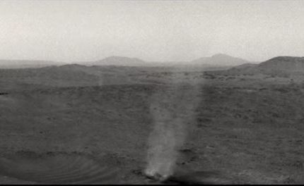 Martian dust devil observed by NASA’s Perseverance rover in Jezero Crater