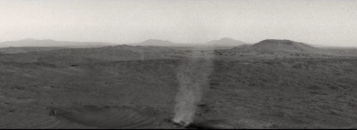 Martian dust devil observed by NASA’s Perseverance rover in Jezero Crater